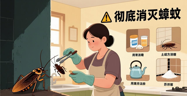 家里蟑螂怎么彻底消灭 家庭灭蟑螂技术方法